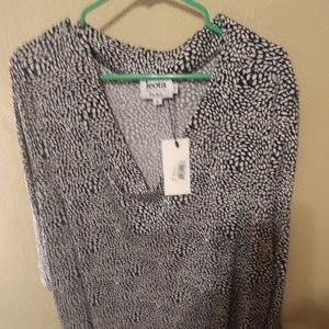 Black and White blouse